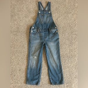 Old Navy kids denim overalls. Size Small (6-7)